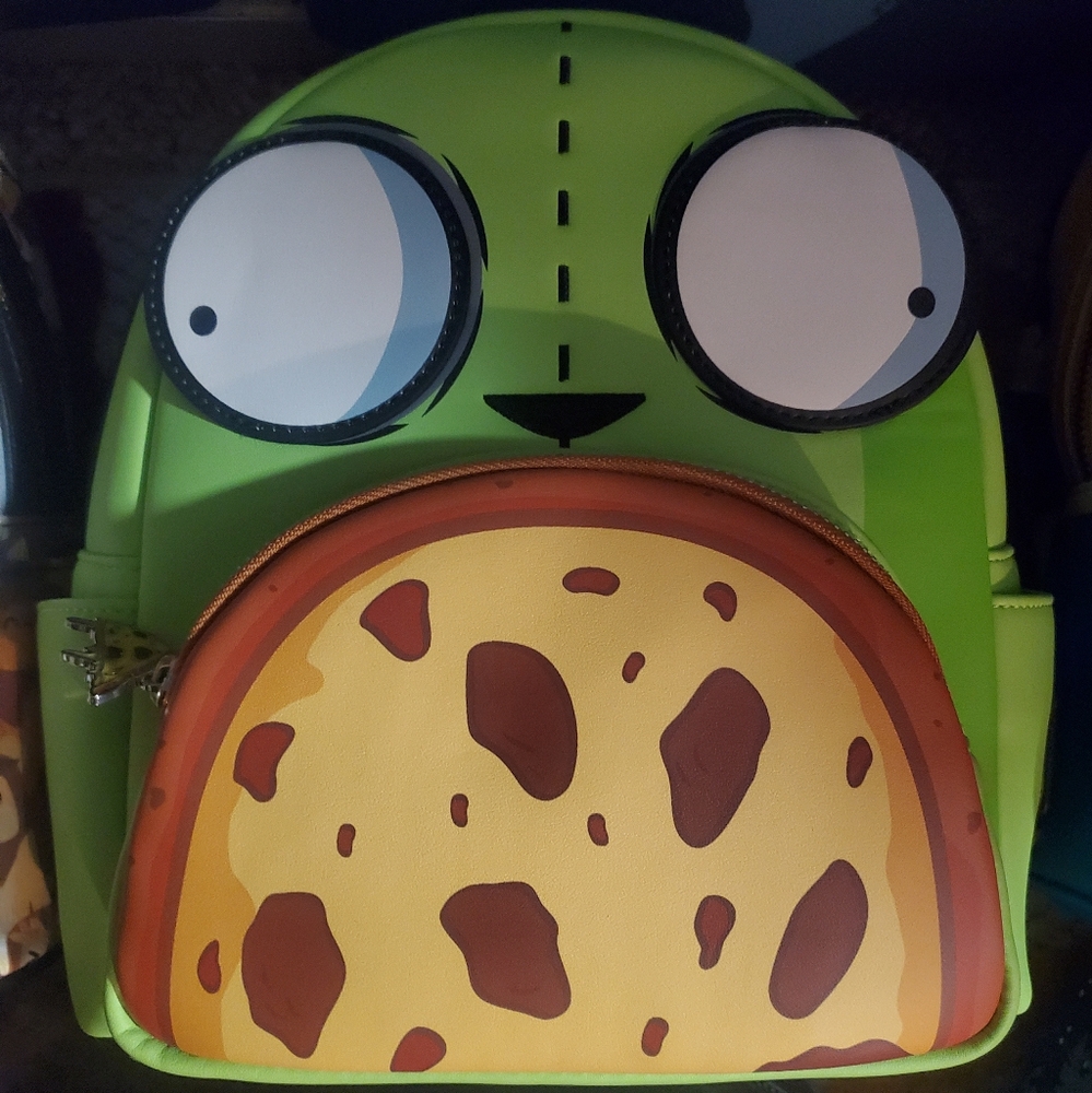 BNWT Loungefly Invader zim Gir Pizza mini Backpack